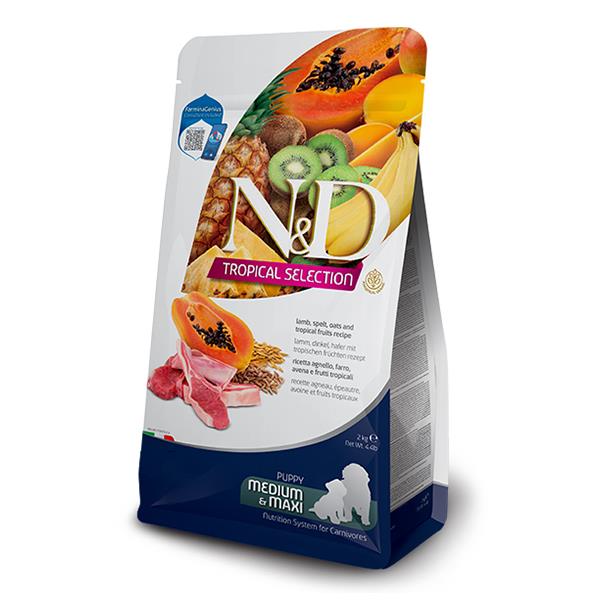 N&d Dog Tropıcal Selectıon Lamb Puppy Med/max 2 Kg