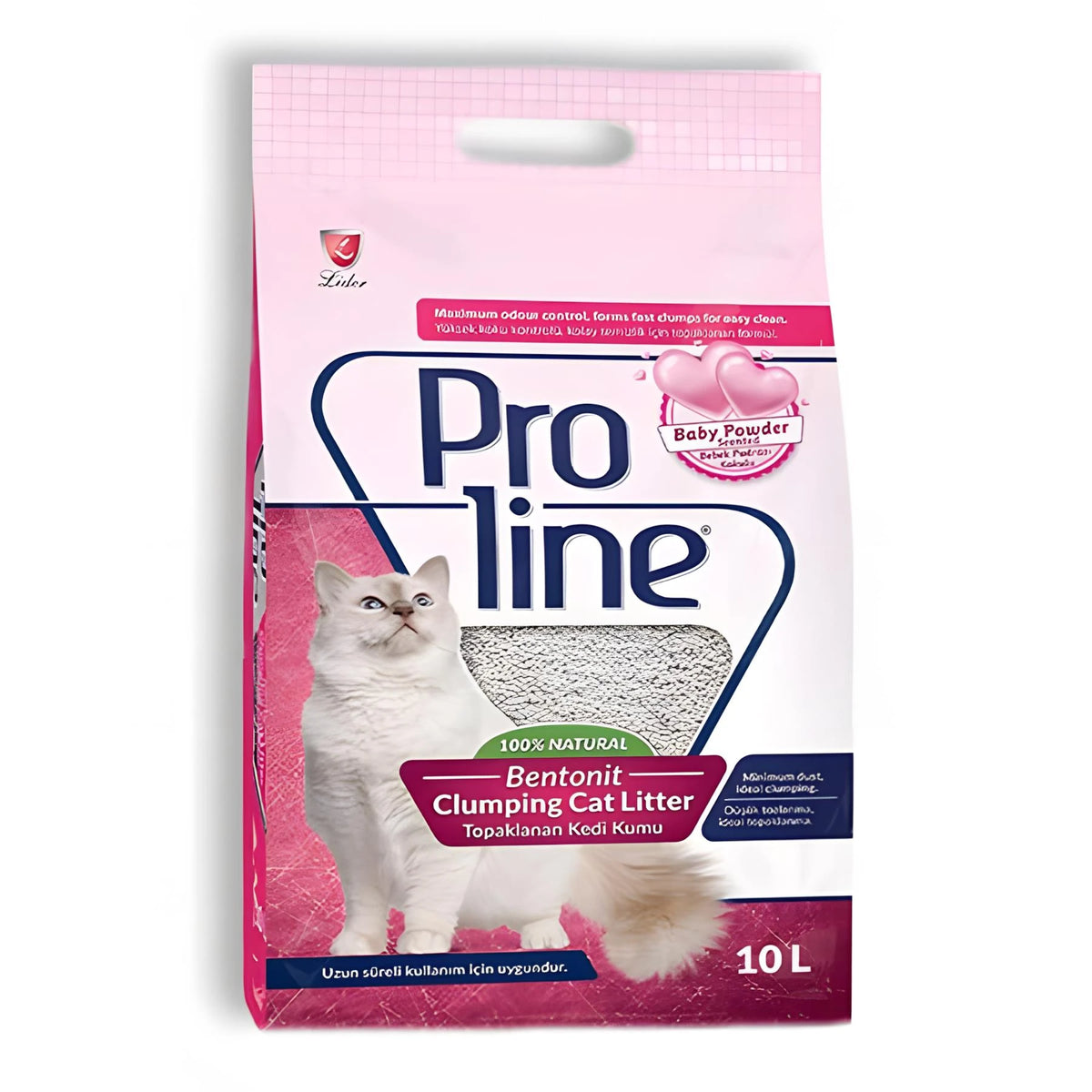 Proline Bentonit Bebek Pudra Kokulu Kedi Kumu 10lt
