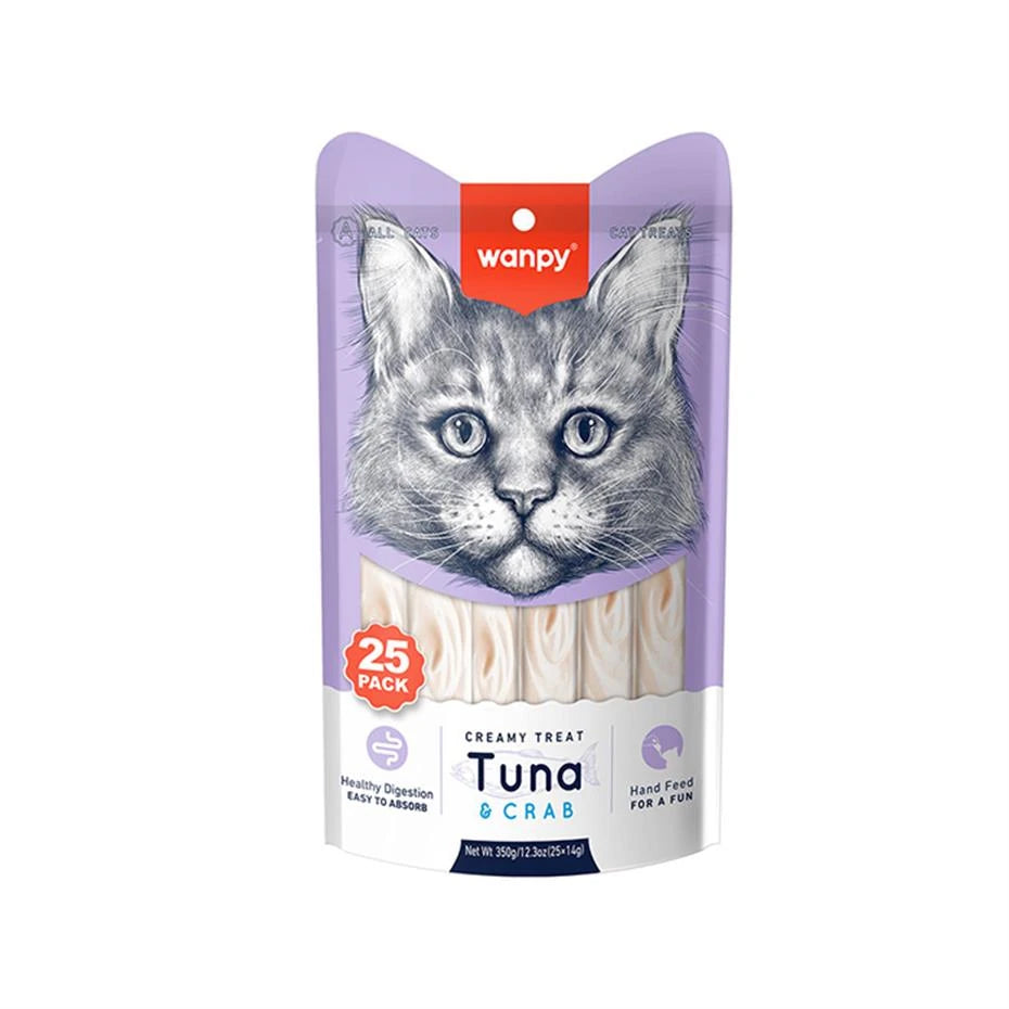 Wanpy Ton Balıklı&yengeçli Krema Ödül 25*14 Gr