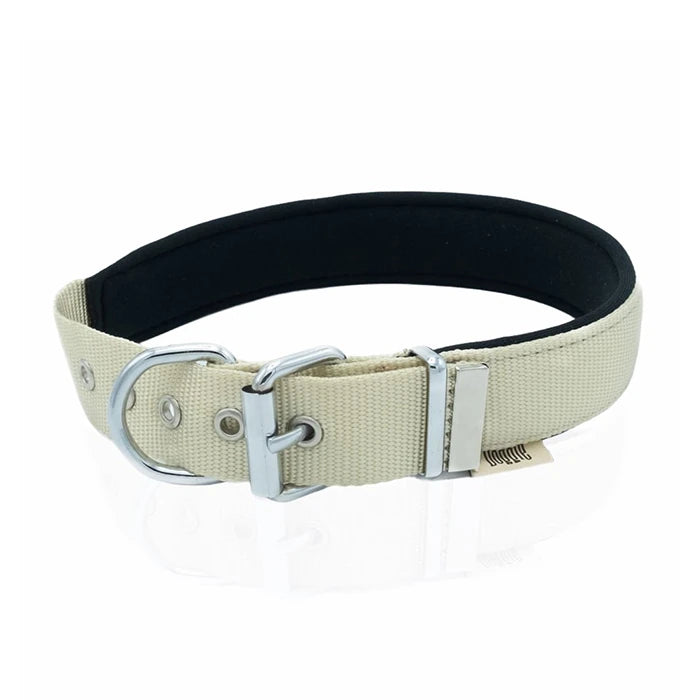 Doggie Dokuma Köpek Tasması 2.5x37- 45cm (haki)