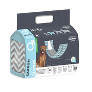 10174099 M-pets Carbonlu Dıapers Erkek Köpekler İçin Külot (m) 18li