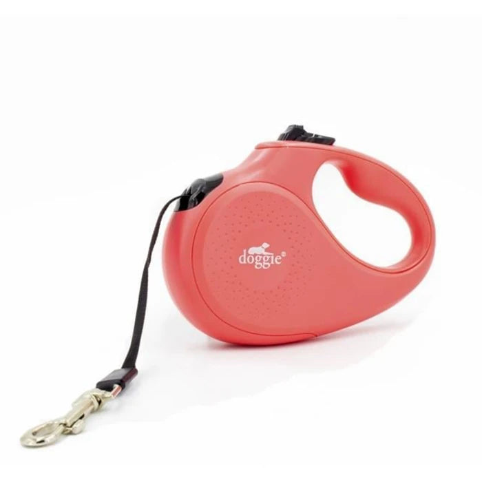 Doggie otomatik Uzatma Tasması Master Seri Pembe M-25kg/5mt
