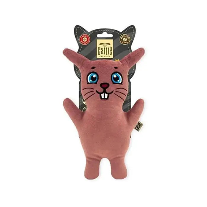 Cattie Tavşan Peluş Matatabili Kedi Oyuncağı 20cm