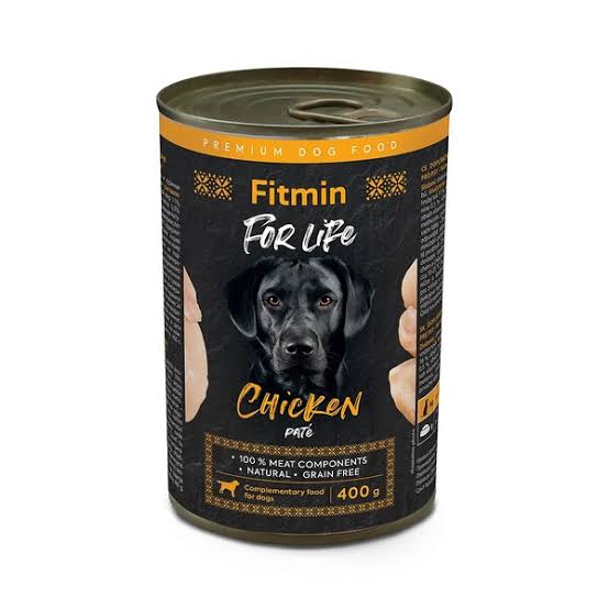 8595237033454 - Fitmin For Life Biftekli Pate Köpek Konserve Maması 400 Gram