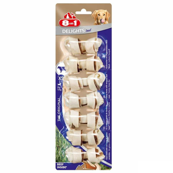 8in 1 Delight Bones Köpek Ödülü Xs 7'li