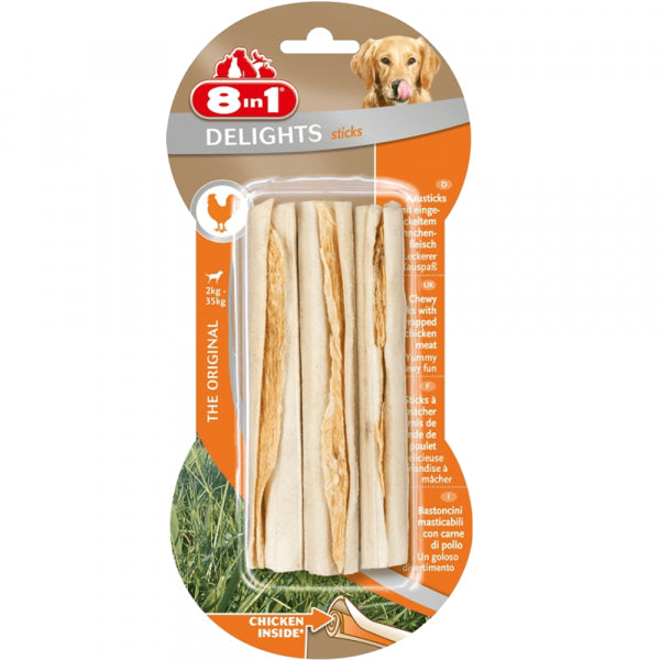 8in1 Delight Sticks Köpek Ödülü