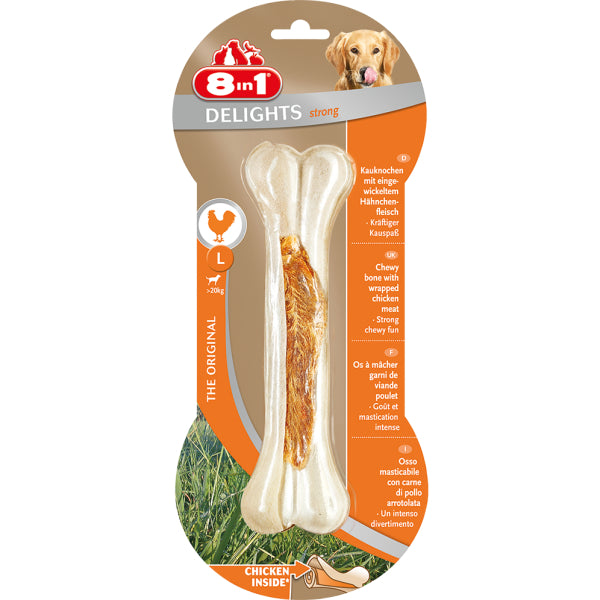 8in1 Beef Delight Strong Köpek Ödülü L