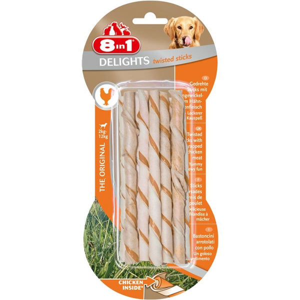 8in 1 Delight Biftekli Sticks Köpek Ödülü