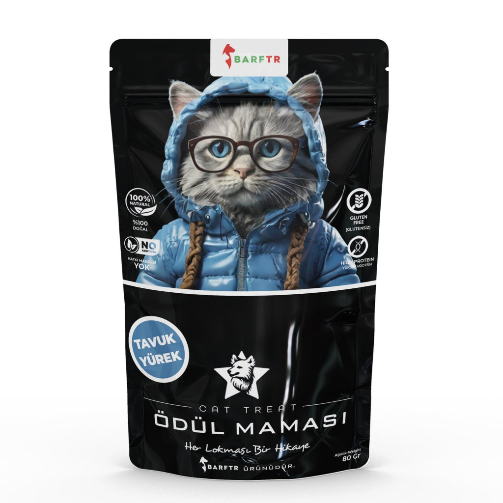 Tavuk Yürek Eti Parçaları Cat 80g
