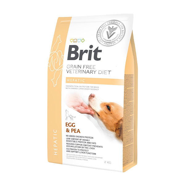 Brit Veterinary Diet Karaciğer Yetmezliği Olan Köpekler İçin Tahılsız Köpek Maması 2 Kg