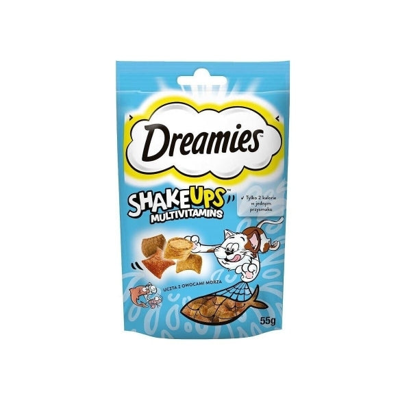 Dreamies Shake Ups Seafood Kedi Ödülü 55 Gr