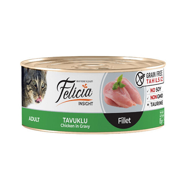 Felicia Tavuk Fileto Yetişkin Kedi Maması 85 Gr