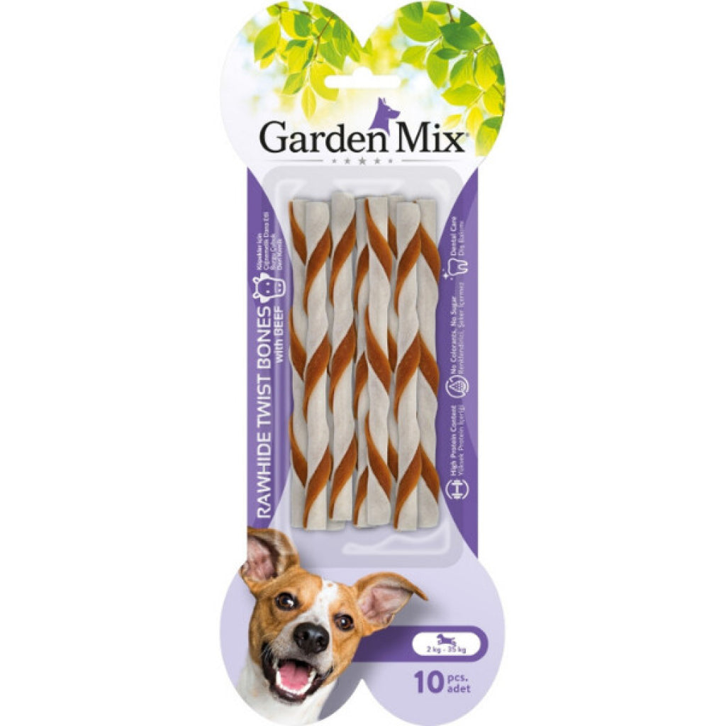 Gardenmix Dana Etli Burgu Çubuk Kemik 10lu 70gr