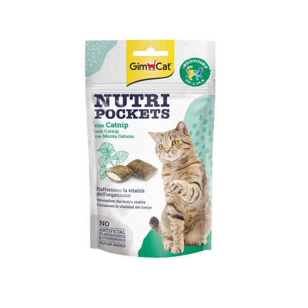 Gimcat Nutripockets Kedi Otlu Kedi Ödülü 60 Gr