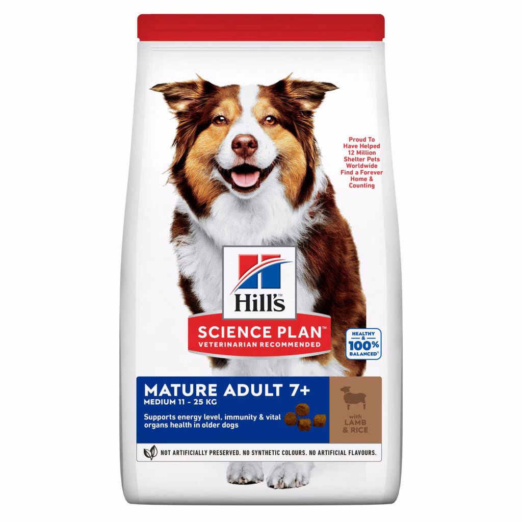 Hills Mature Adult Lamb 7+ Kuzu Etli Yaşlı Köpek Maması 2,5 Kg
