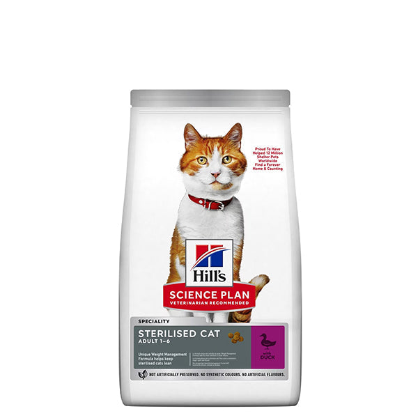 Hills Young Sterilised Ördekli Kısırlaştırılmış Kedi Maması 10 Kg