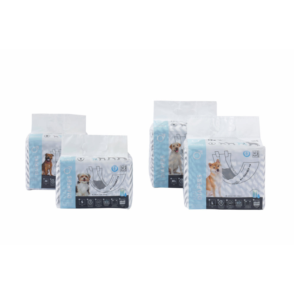 10175099 M-pets Dıapers Erkek Köpekler İçin Külot (xxl) 12li