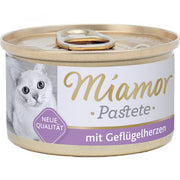 Miamor Pastete Kedi Yaş Maması Yürekli 85 Gr