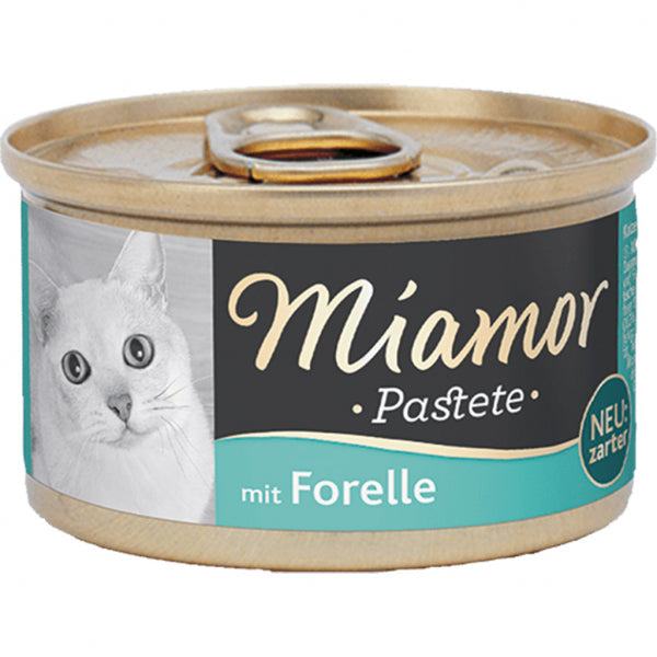 Miamor Pastete Kedi Yaş Maması Alabalıklı 85 Gr