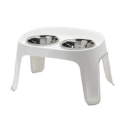 Moderna Skybar Medium İkili Mama Kabı - Beyaz 2 X 1950 Ml