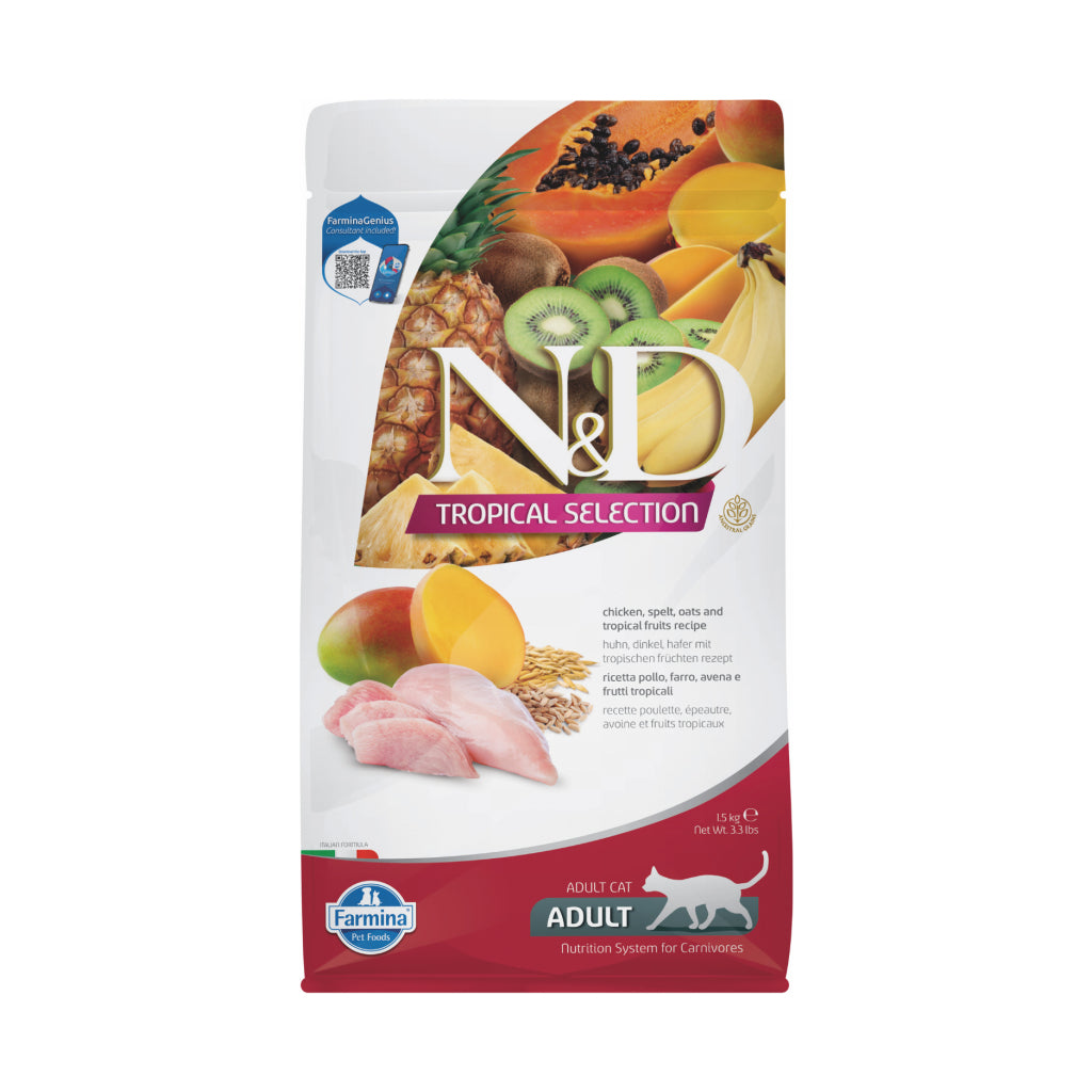 Nd Tropical Tavuklu Yetişkin Kedi Maması 1,5 Kg