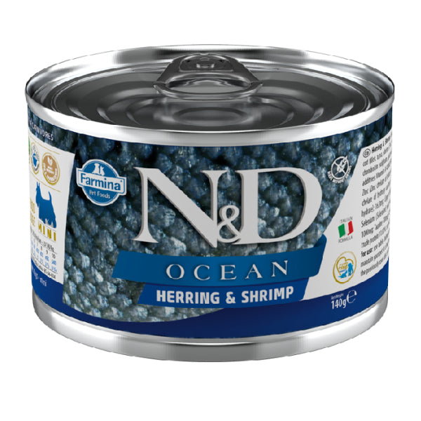 Nd Ringa & Shrımp Mini Köpek Konserve 140 Gr