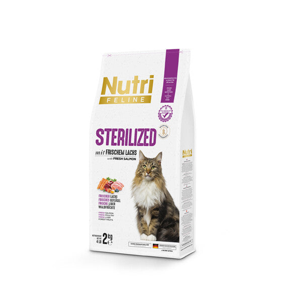 8699310420244 - Nutri Feline Sterılısed Salmon 2 Kg.