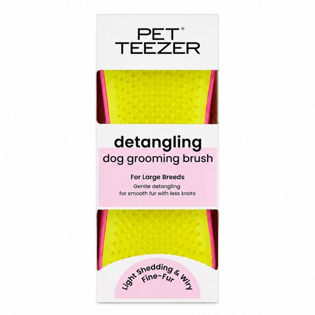 Pt Tüy Açıcı Köpek Tarak-pembe/sarı