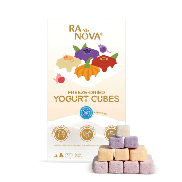 Ranova Kedi&köpekler İçin Dondurularak Kurutulmuş Yoğurt *1g *40'lı (karışık Lezzet)