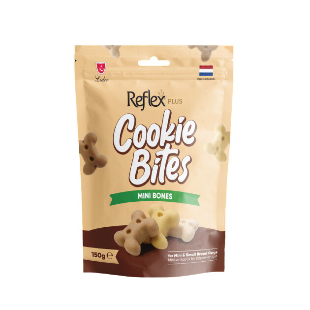Reflex Plus Cookie Bites Mini Bones Küçük Irk Köpek Ödül Maması 150gr