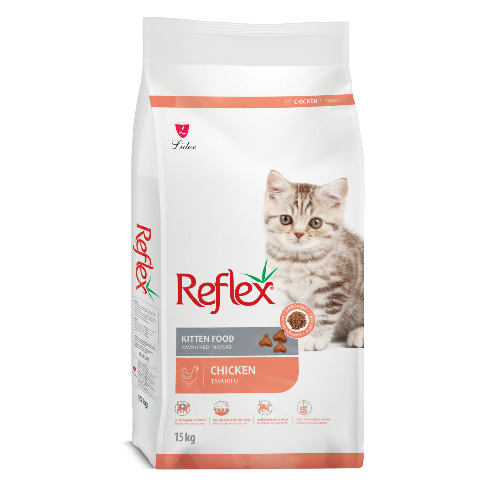 Reflex Tavuklu Yavru Kedi Maması 15 Kg