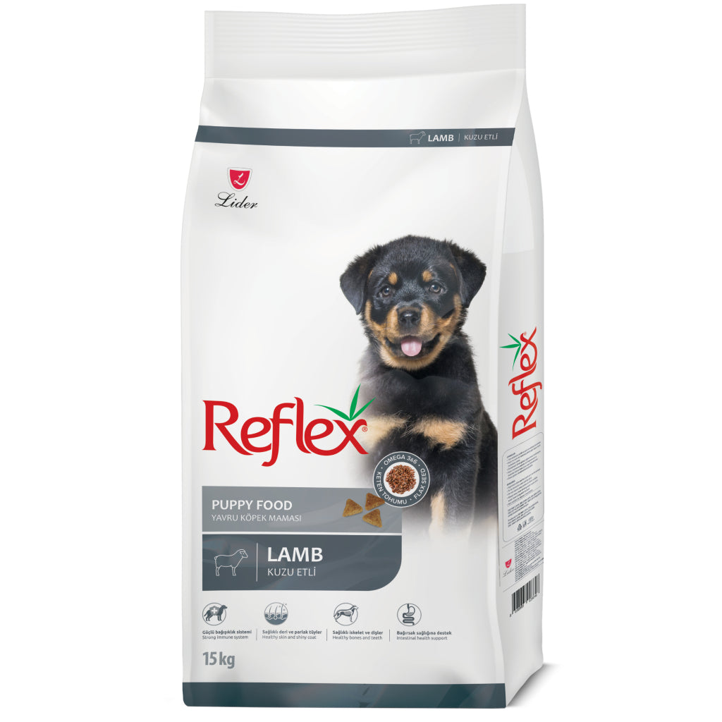 Reflex Kuzu Etli Puppy Yavru Köpek Maması 15kg