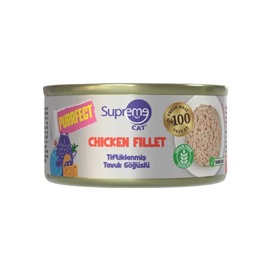 Supreme Tiftiklenmiş Tavuk Göğüs Etli Kedi Maması 70gr