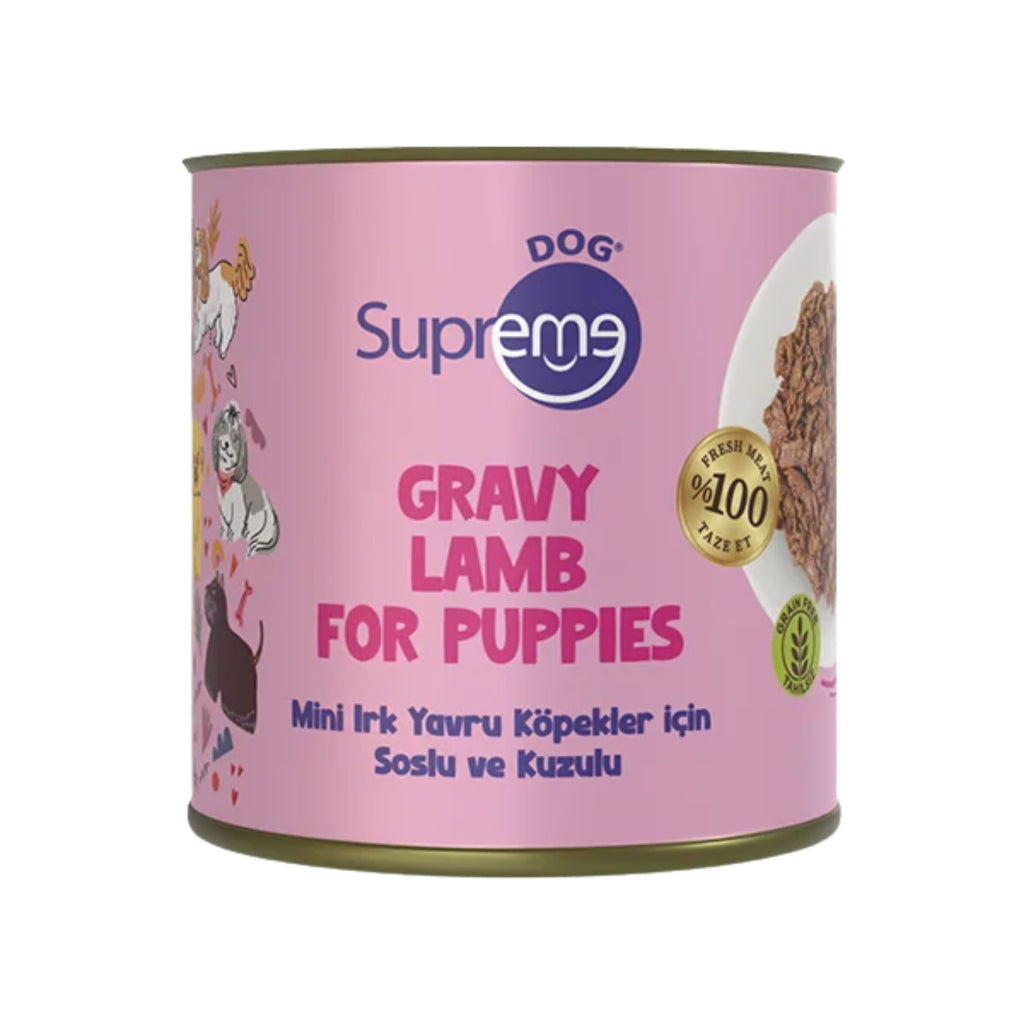 Supreme Soslu Ve Kuzulu Küçük Irk Yavru Köpek Konserve Maması 200gr
