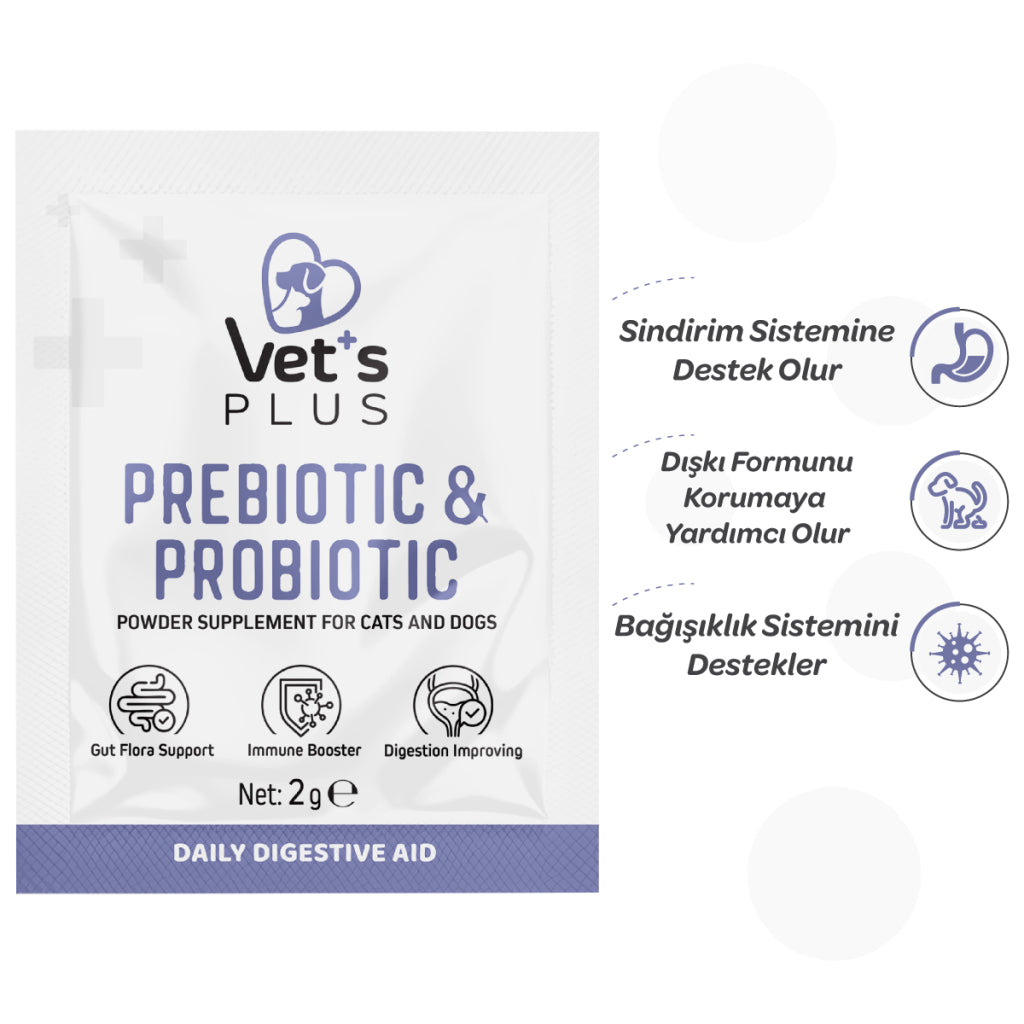 Vetdeluxe Probiotik Toz Kedi-köpek 20li