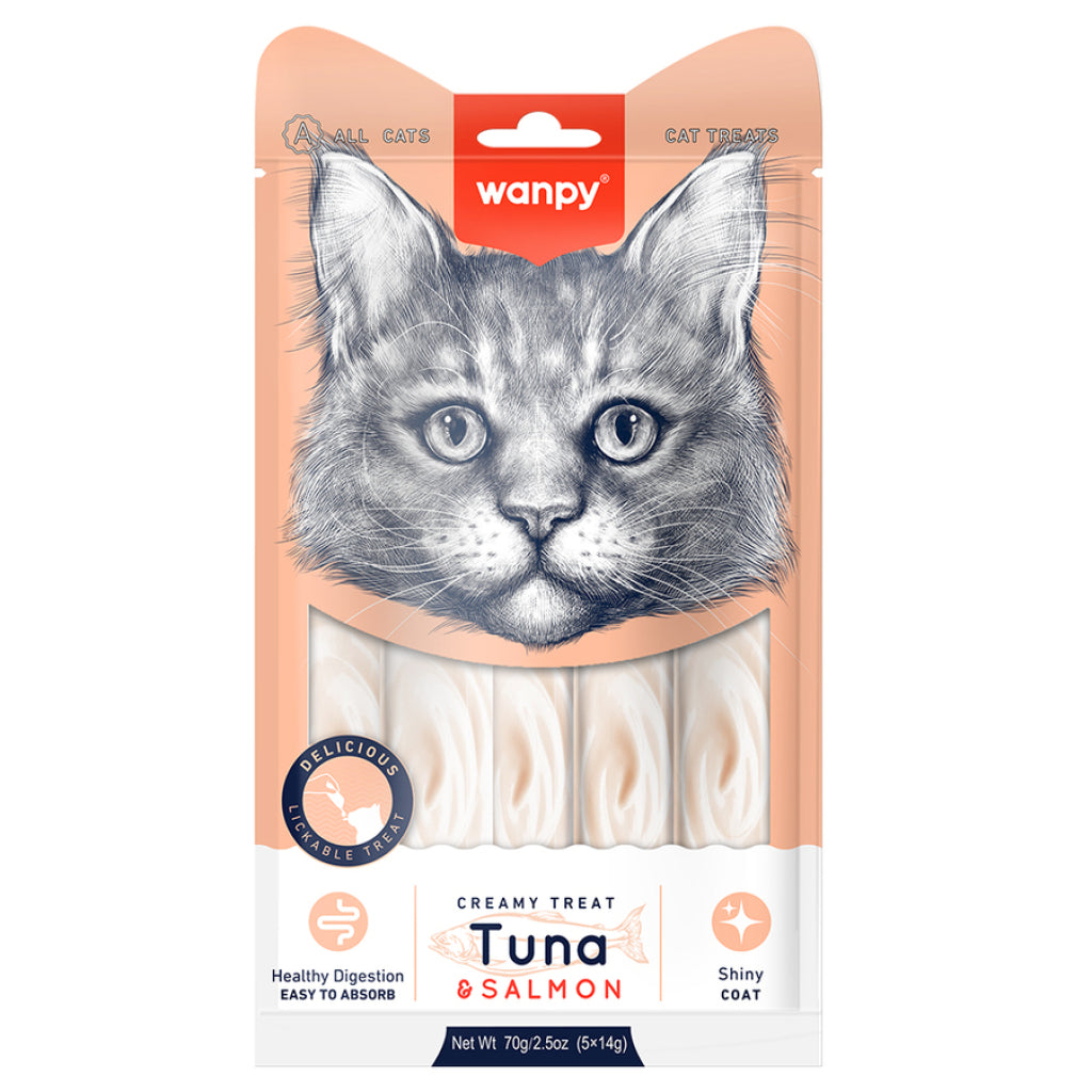 Wanpy Ton Balığı&somon Sıvı Kedi Ödülü 5x14 Gr ( Ra-052 )