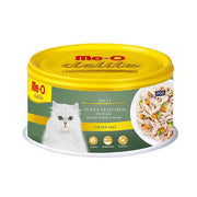 Me-o Delite Jöle İçinde Ton Balıklı Ve Sebzeli Tahılsız Yetişkin Kedi Konservesi 80gr