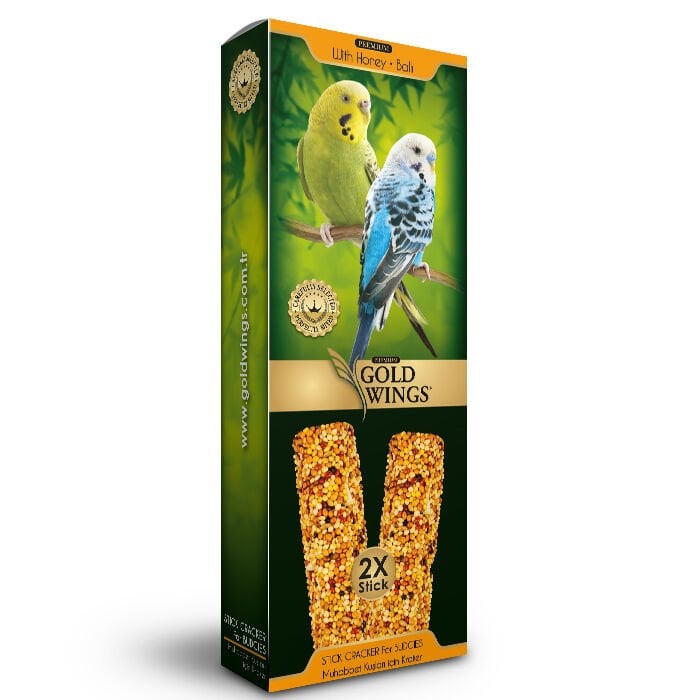 Gold Wings Premium Muhabbet Krakeri Ballı Kutu 2'li Paket