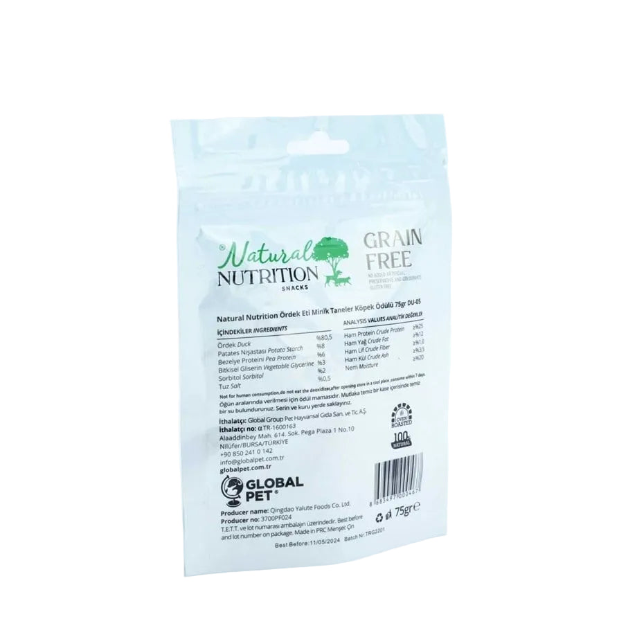 Natural Nutrition Ördek Etli Köpek Ödülü 75 Gr