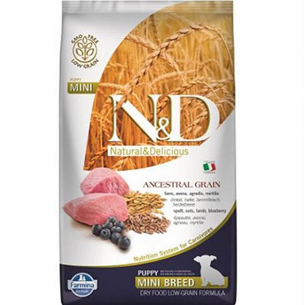 Nd Low Mini Puppy Kuzulu Yaban Mersinli Yavru Köpek Maması 2,5 Kg