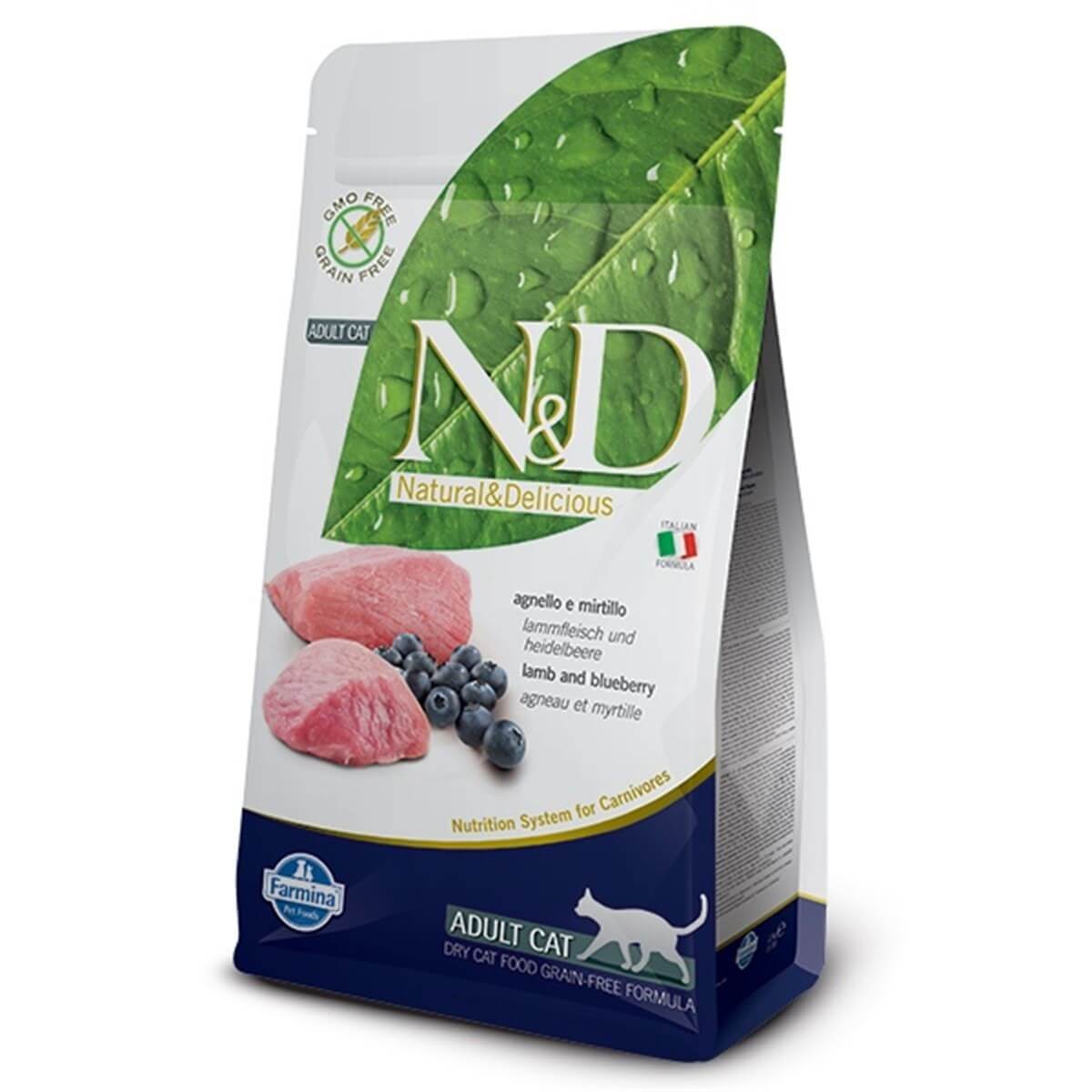 Nd Tahılsız Kuzu Etli Yetişkin Kedi Maması 1,5 Kg
