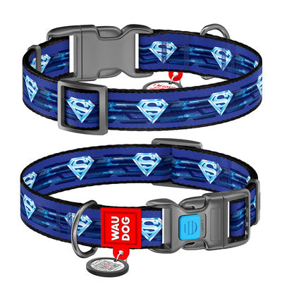 0020-2013-waudog "superman 1" Design, Plastic Fastex, W 20 Mm, L 24-40 Cm