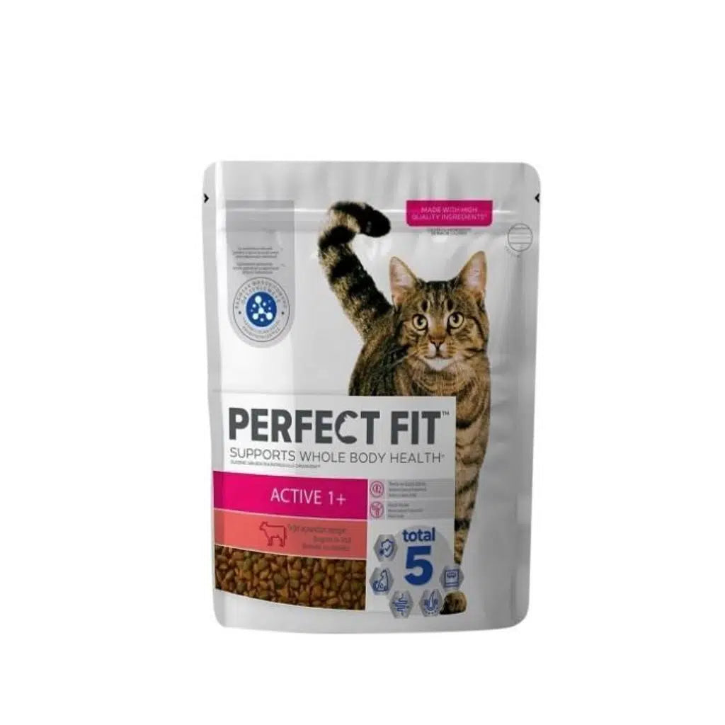 Perfect Fit Active Yetişkin Sığırlı Kedi Kuru Mama 1.4 Kg