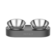 Petkit Fresh Nano 15°adjustable Feeding Dualbowl Metallic Gray