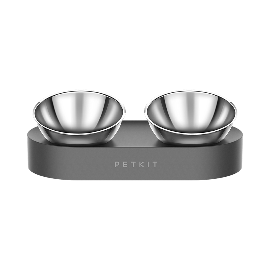 Petkit Fresh Nano 15°adjustable Feeding Dualbowl Metallic Gray