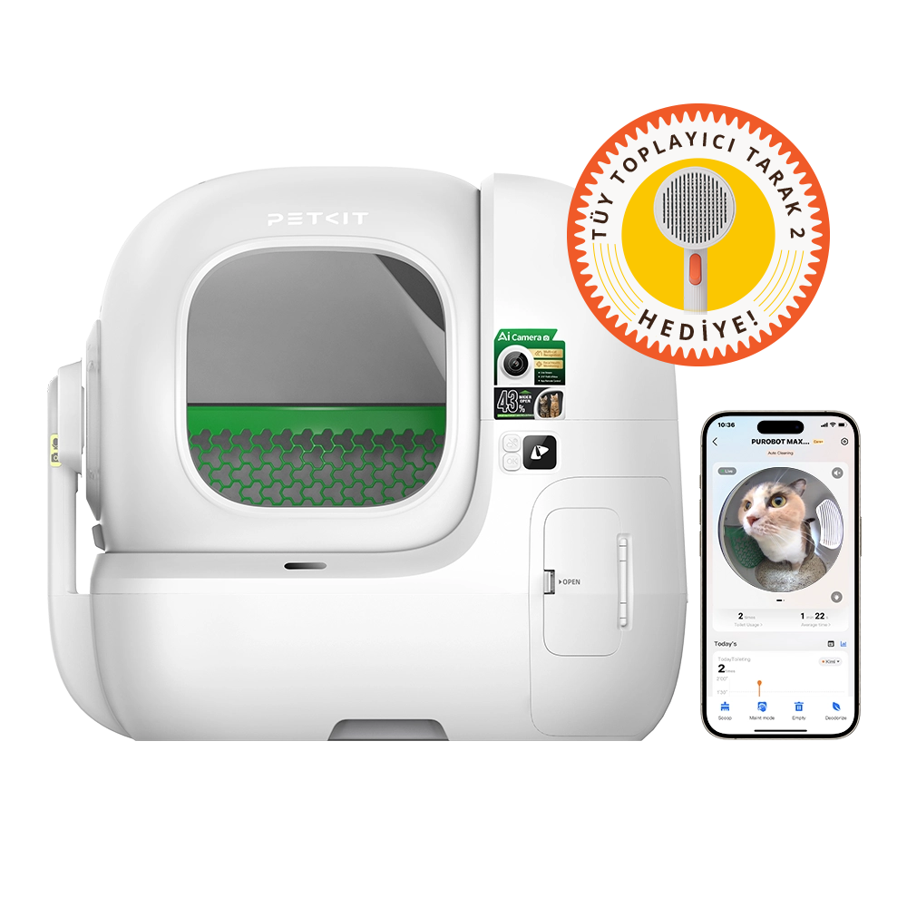 Petkit Purobot Max Pro 2 With Camera White