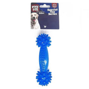 Playfull Dumbell Şeklinde Tırtıklı Plastik Köpek Oyuncağı 12x4 Cm