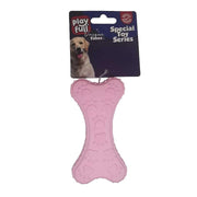Playfull Kemik Şeklinde Tırtıklı Plastik Köpek Oyuncağı 10x5,5 Cm