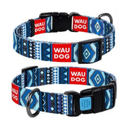 Waudog Nylon Dog Leash "etno Blue" Design, W 20 Mm, L 122 Cm (4600)