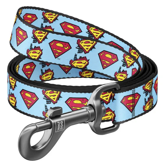 Waudog Leash "superman" Design, W 10 Mm, L 122 Cm 0110-2005